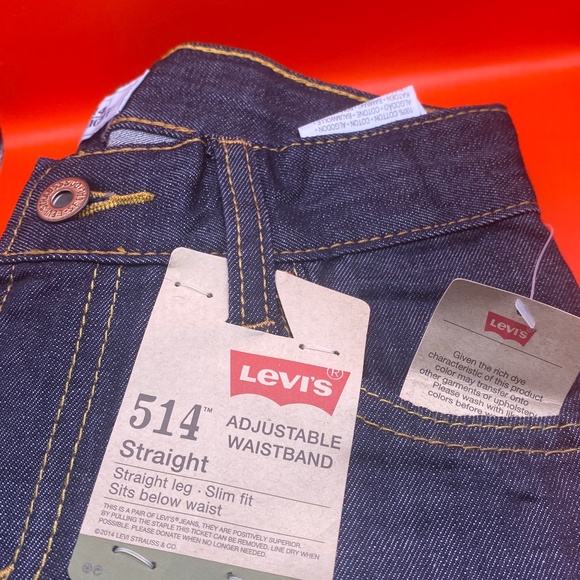 Levi Strauss & CO. Boys Straight Leg Blue Jeans - Picture 1 of 2